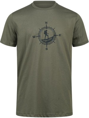2AS Alex Baskılı Erkek Sıfır Yaka T-Shirt