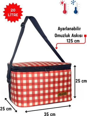 Reliance 20 Litre Yemek Taşıma Termos Termal Beslenme Soğutucu Piknik Çantası
