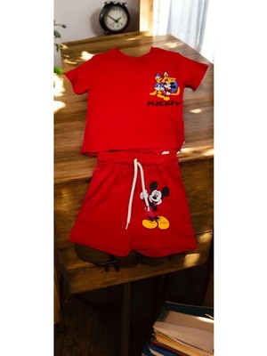 Penye Şort T-Shirt Takım