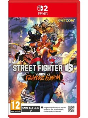 Capcom Street Fighter 6 Years 1-2 Fighters Edition Aksiyon Oyunu Nintendo Switch 2 İçin Özel Versiyon