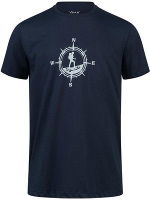 2AS Alex Baskılı Erkek Sıfır Yaka T-Shirt