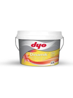 Dyo 2,5lt Dinamik Ipekmat Silikonlu Silinebilir Iç Cephe Duvar Boyası (4217) Yeni Somon