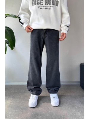 Basic Antrasit Baggy Jean