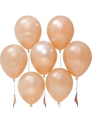 20 Adet 12 Inç 30 cm Metalik Rose Gold Balon Doğum Günü Süsleme