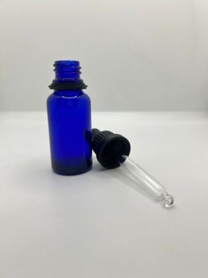 Cam Şişe 10 cc  18MM / Mavi