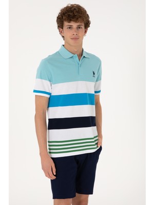 U.S. Polo Assn. Erkek Regular Fit Aqua Polo Yaka Tişört 50306820-VR007