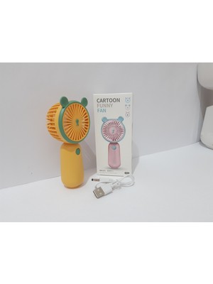 Mini USB Fan Taşınabilir Şarj Edilebilir Serinletici Mini El Fanı Ev Ofis Seyahat Için