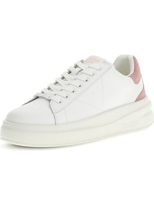 Guess Beyaz Kadın Deri Sneaker FLJELBLEA12-WHIPI