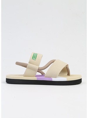 Benetton® Ithal Bej Kadın Sandalet BNI-10214