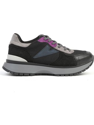 Pierre Cardin Siyah-Mor Kadın Sneaker PC-52555-SIYAH