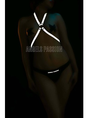 Mlvx Çapraz Detaylı  Reflektörlü Göğüs Harness - 136  Blsm