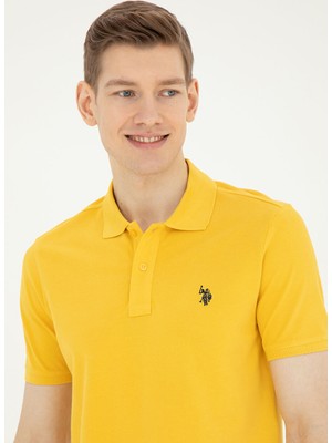 U.s. Polo Assn. Polo Yaka Safran Erkek T-Shirt GTP04IY024