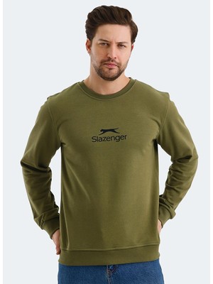 Slazenger Ortwın Erkek Sweatshirt Haki