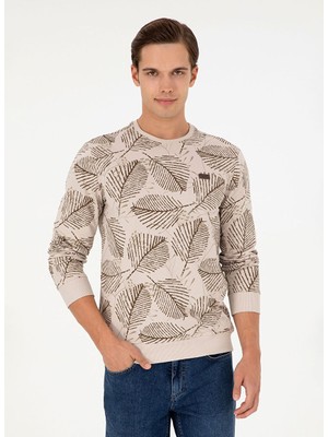 U.s. Polo Assn. Deve Tüyü Erkek Klasik Regular Fit Sweatshirt G081SZ082.000.1945630