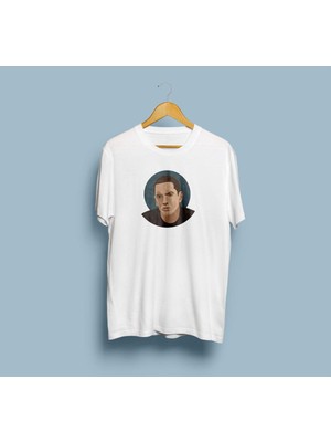 Oversize Eminem Tasarım Unisex T-Shirt