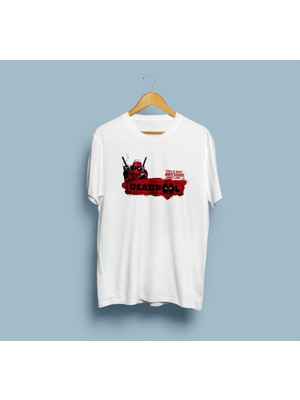Oversize Deadpool Tasarım Unisex T-Shirt