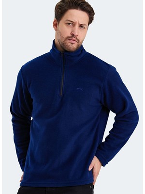 Slazenger Sanne Erkek Polar Lacivert Klasik Stil Uzun Kol Normal Kalıp
