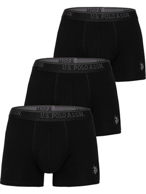 U.s. Polo Assn. Siyah Erkek Boxer 80097-BOXER-SIYAH