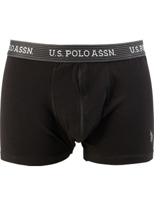U.s. Polo Assn. Siyah - Antrasit Erkek Boxer 80515