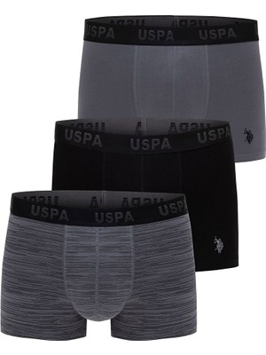 U.s. Polo Assn. Gri Erkek Boxer 80505-BXR-A.MEL-SYH-ANTRA