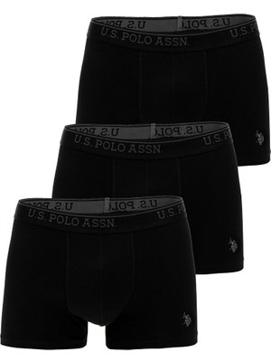 U.s. Polo Assn. Siyah Erkek Boxer 80097-BOXER-SYH-SYH-SYH