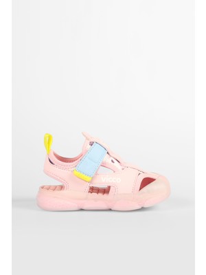 Vicco 332.E25y.217 Live Pudra Ilk Adım Işıklı Kız Çocuk Sandalet