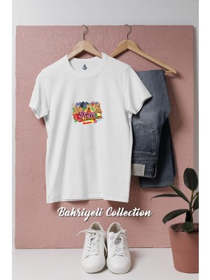 Oversize Vektör Iran Islam Cumhuriyeti  Tasarımlı Unisex T-Shirt