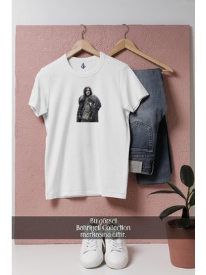 Oversize Kit Harington Jon Snow Game Of Thrones  Tasarımlı Unisex T-Shirt