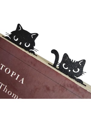 4'lü Kedi Şekilli Kitap Ayracı