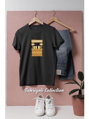 Oversize Limonata Shop  Tasarımlı Unisex T-Shirt
