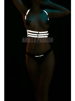 Mlvx Karanlıkta Parlayan Göğüs Üzeri Harness - 178  Blsm