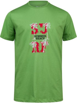 2AS Alex Baskılı Erkek Sıfır Yaka T-Shirt 047