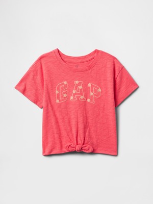 Gap Kız Bebek Kırmızı Gap Logo T-Shirt