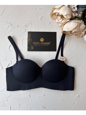 Lady Baby Straplez Kesim Destekli Dikişsiz Balensiz Toparlayıcılı Ithal Iz Yapmaz Sütyen