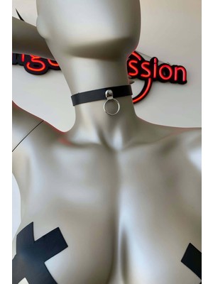Mulvxjrt JRT02 Şık ve Tarz Deri Choker (Mulvix)