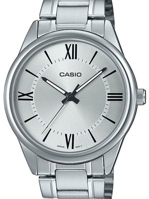 Casio MTP-V005D-7B5UDF Erkek Kol Saati Çelik Kordon ve Suya Dayanıklılık ile Standart Tasarım