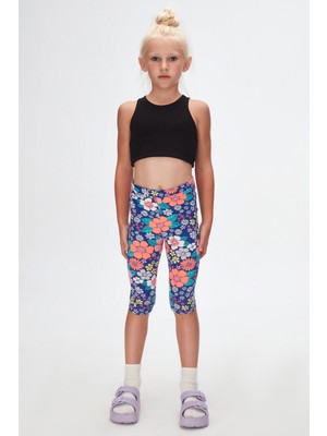 Neon Garden Kız Çocuk Desenli Diz Altı Tayt Kapri