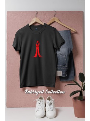 Oversize 15 Temmuz Anıt  Tasarımlı Unisex T-Shirt