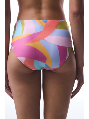 Renkli Beja Bikini Altı