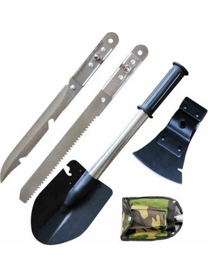 Için  Kürek Balta Testere Bıçak Takımı 4 Lü Set
