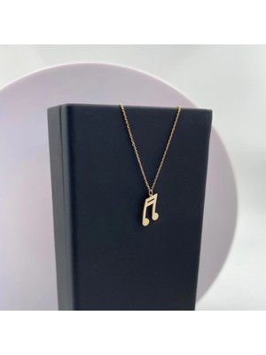 Nota 14 Ayar Altın Kolye