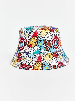 Lc Waikiki Yeni Sezon Avengers Baskili Erkek Cocuk Bucket Sapka - S5DI57Z4