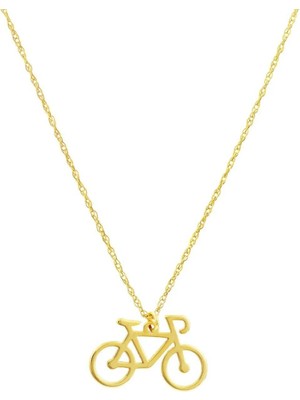 Bisiklet 14 Ayar Altın Kolye