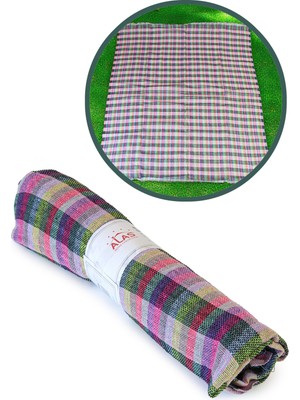 Kare Desen Piknik, Masa ve Sofra Örtüsü 140X140 cm - Pudra Pembe