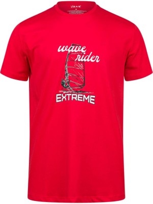 2AS Alex Baskılı Erkek Sıfır Yaka T-Shirt 042