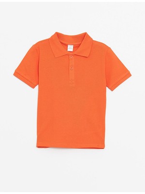 Polo Yaka Kısa Kollu Basic Erkek Bebek Tişört