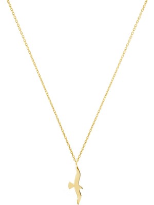 Kuş 14 Ayar Altın Kolye