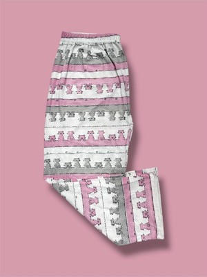 Battal Beden Anne Penye Pijama Alt