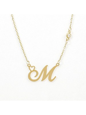 Harf 14 Ayar Altın Kolye