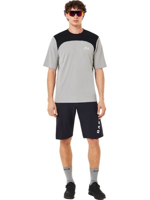 Oakley Free Ride Jersey Erkek Gri Tişört